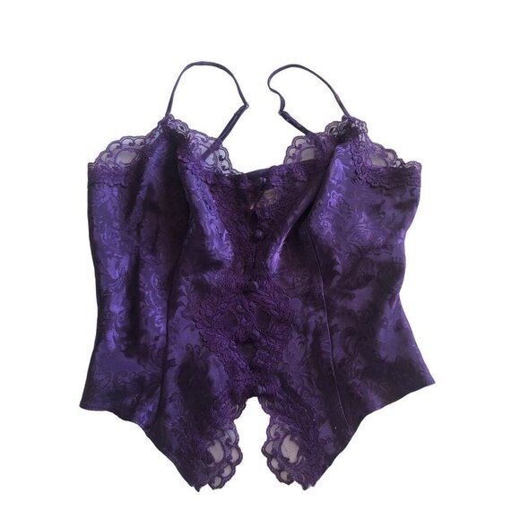 Victoria's Secret Other - VINTAGE Victoria Secret Gold Label Camisole Cami Lingerie Size XS Purple